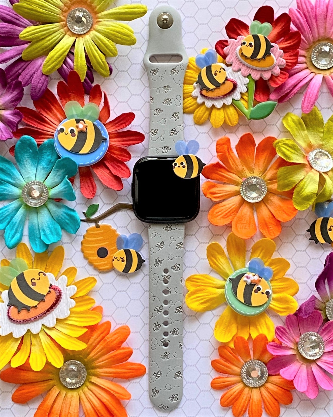 Bees Spring Fitbit Versa 1/2 Watch Band