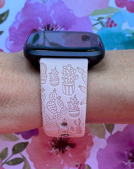 Cactus Succulents Fitbit Versa 1/2 Watch Band