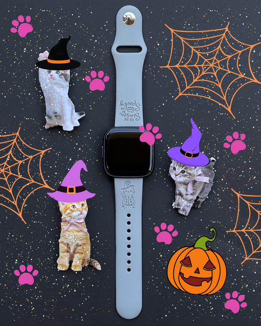 Halloween Cat Fitbit Versa 1/2 Watch Band