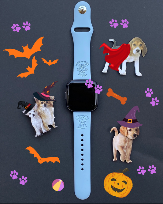 Halloween Dog Fitbit Versa 1/2 Watch Band