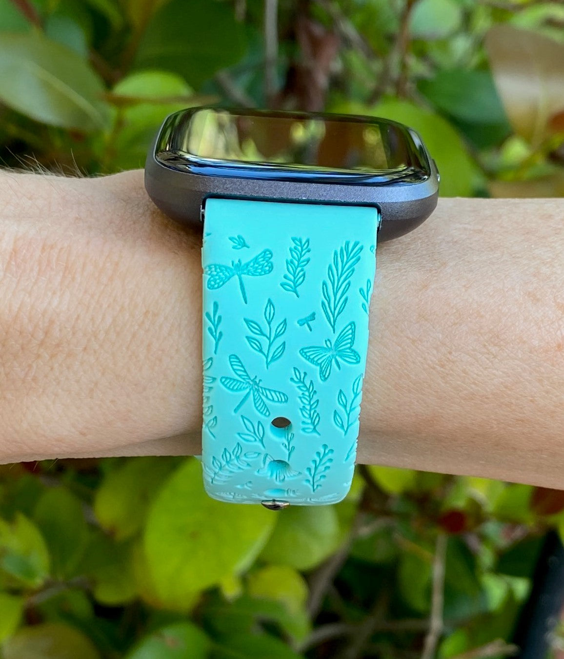 Dragonfly and Butterflies Fitbit Versa 1/2 Watch Band