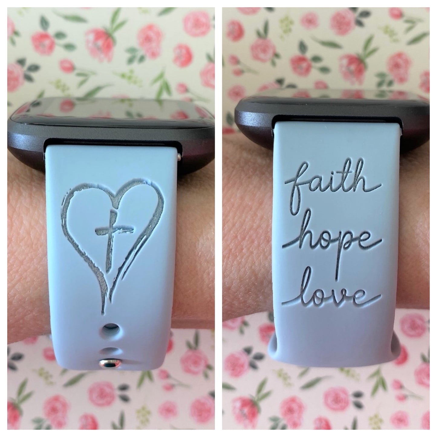 Faith Hope Love Fitbit Versa 1/2 Watch Band
