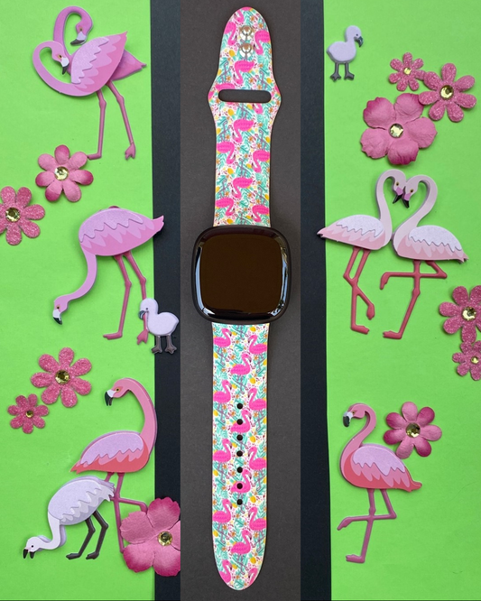 Flamingo Fitbit Versa 3/Versa 4/Sense/Sense 2 Watch Band