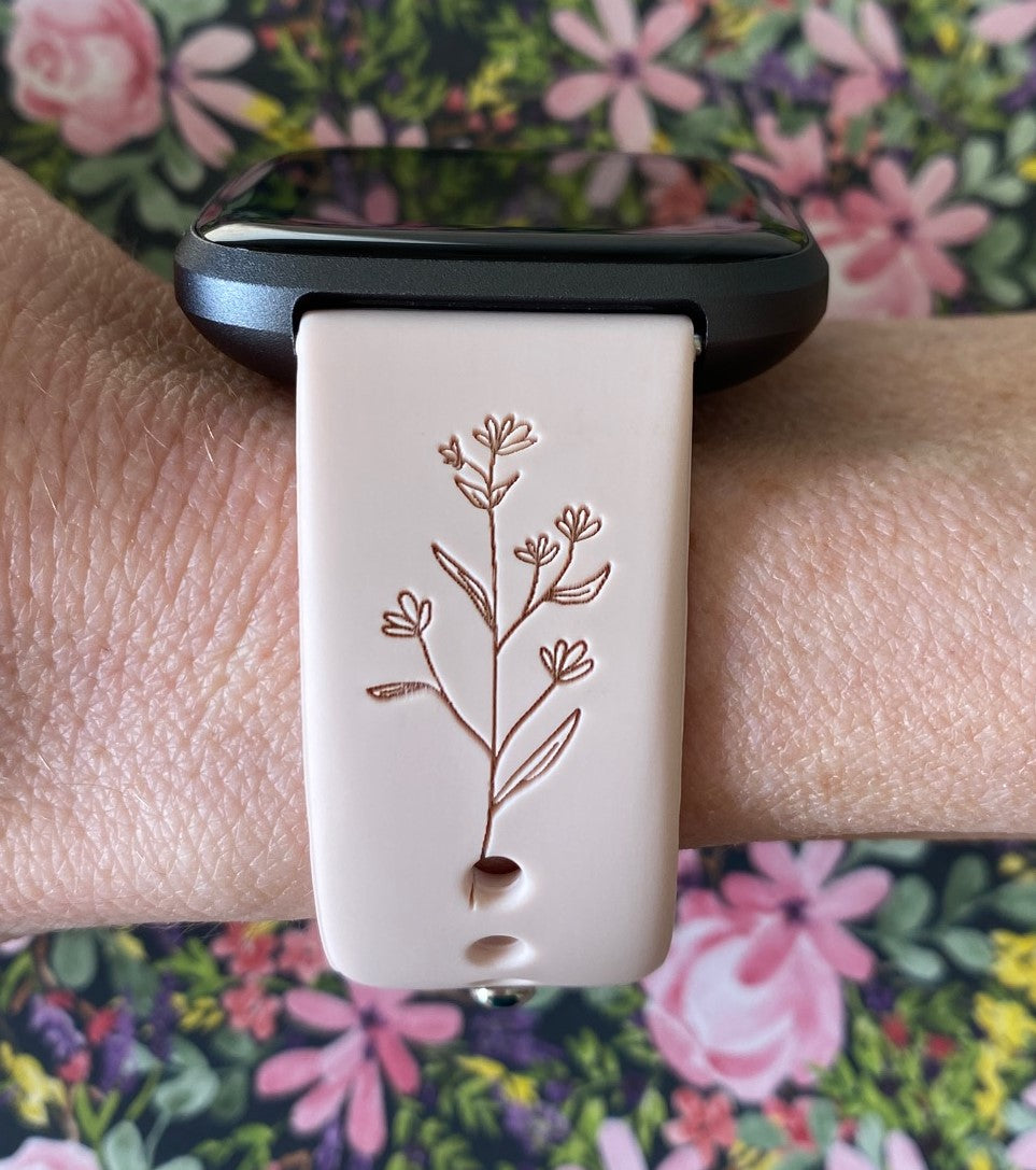 Wild Flower Fitbit Versa 1/2 Watch Band