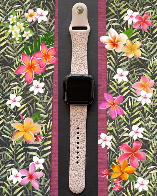 Plumeria Fitbit Versa 1/2 Watch Band