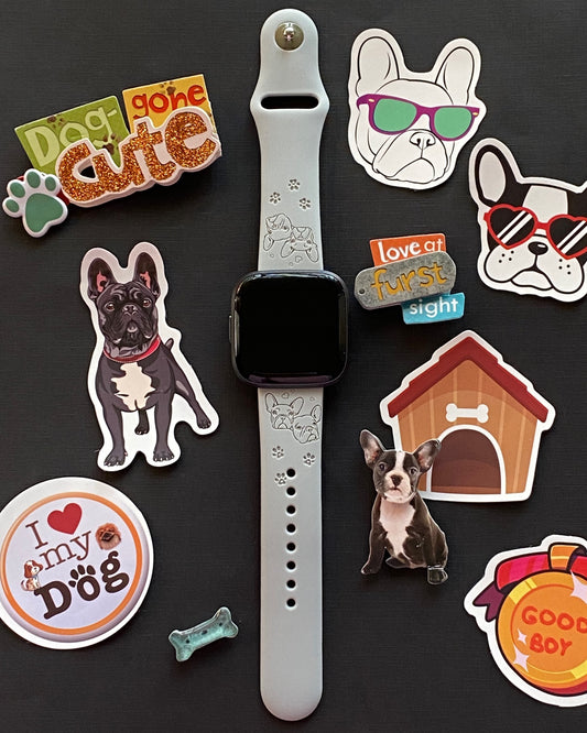 French Bulldog Fitbit Versa 1/2 Watch Band