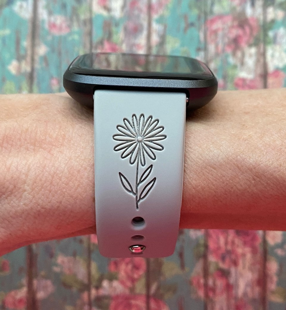 Flower Fitbit Versa 1/2 Watch Band