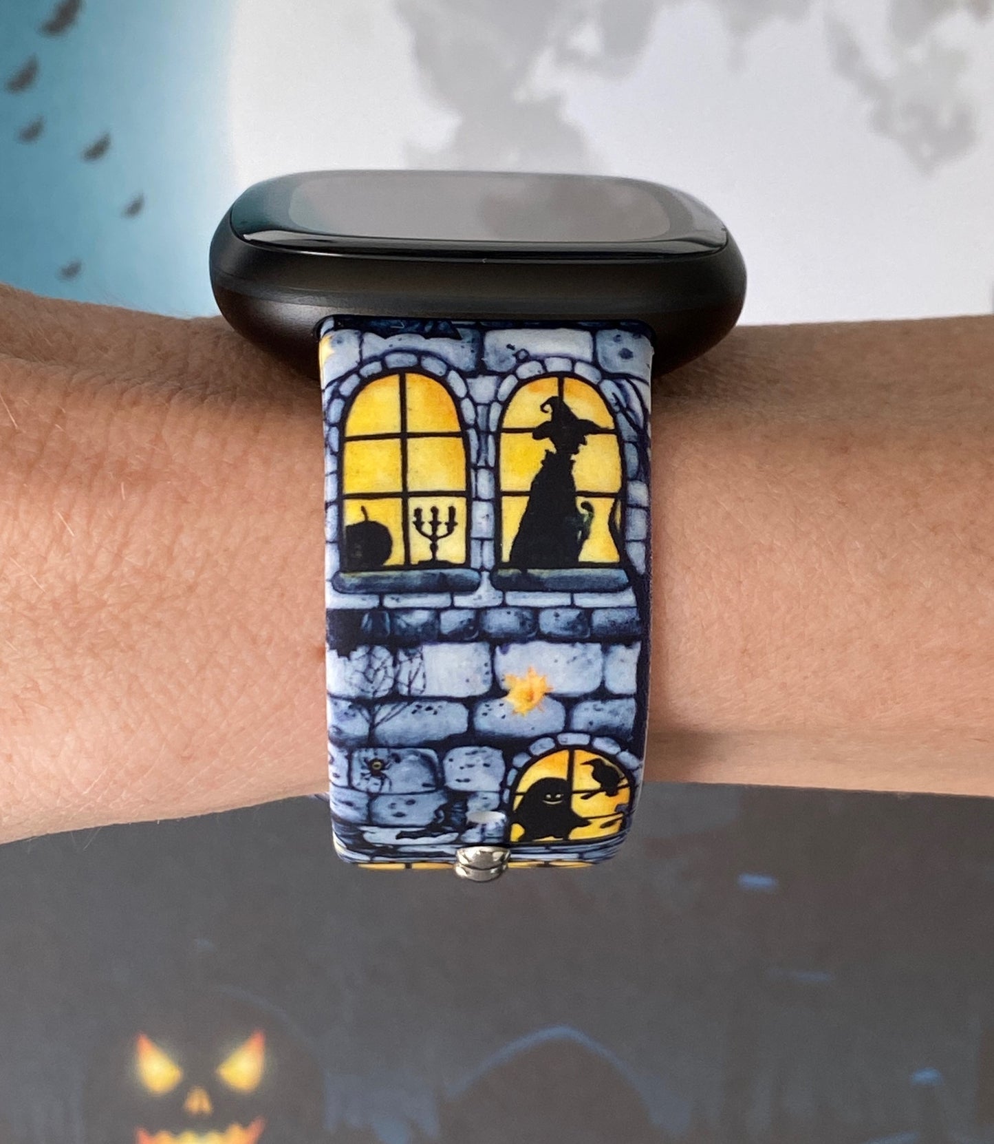 Haunted House Fitbit Versa 1/2 Watch Band