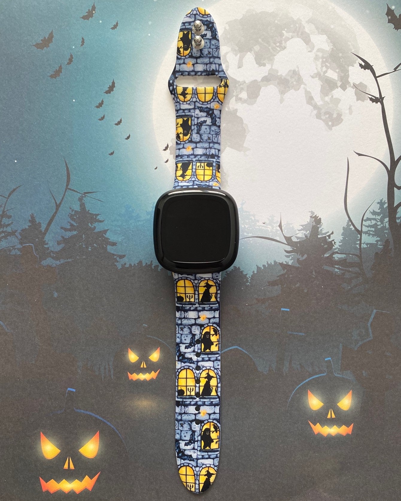 Haunted House Fitbit Versa 1/2 Watch Band