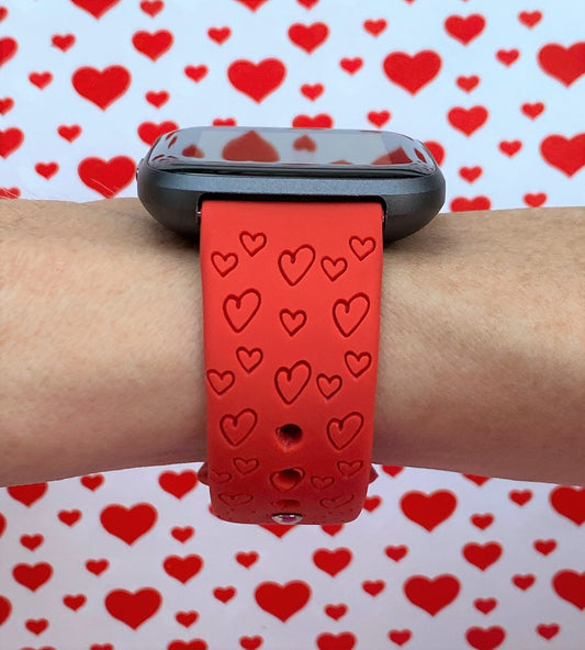 Hearts Fitbit Versa 1/2 Watch Band