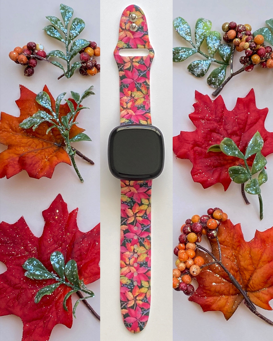 Fall Leaves Fitbit Versa 3/Versa 4/Sense/Sense 2 Watch Band