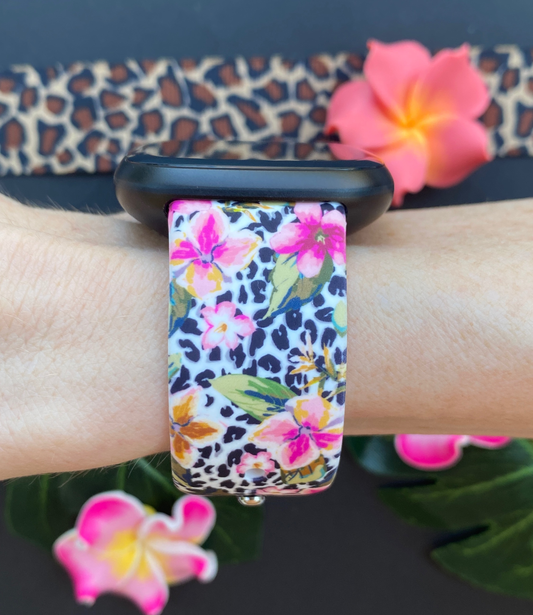 Tropical Leopard Fitbit Versa 3/Versa 4/Sense/Sense 2 Watch Band