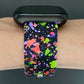 Neon Splatter Fitbit Versa 1/2 Watch Band