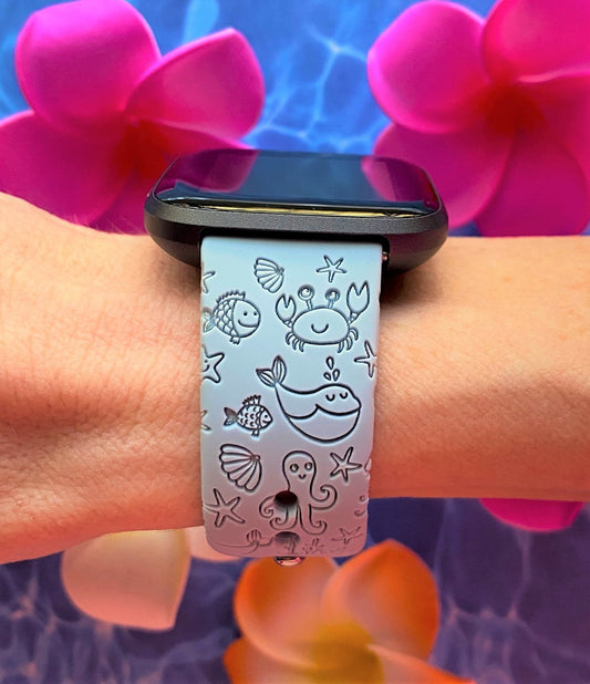 Ocean Life Fitbit Versa 1/2 Watch Band