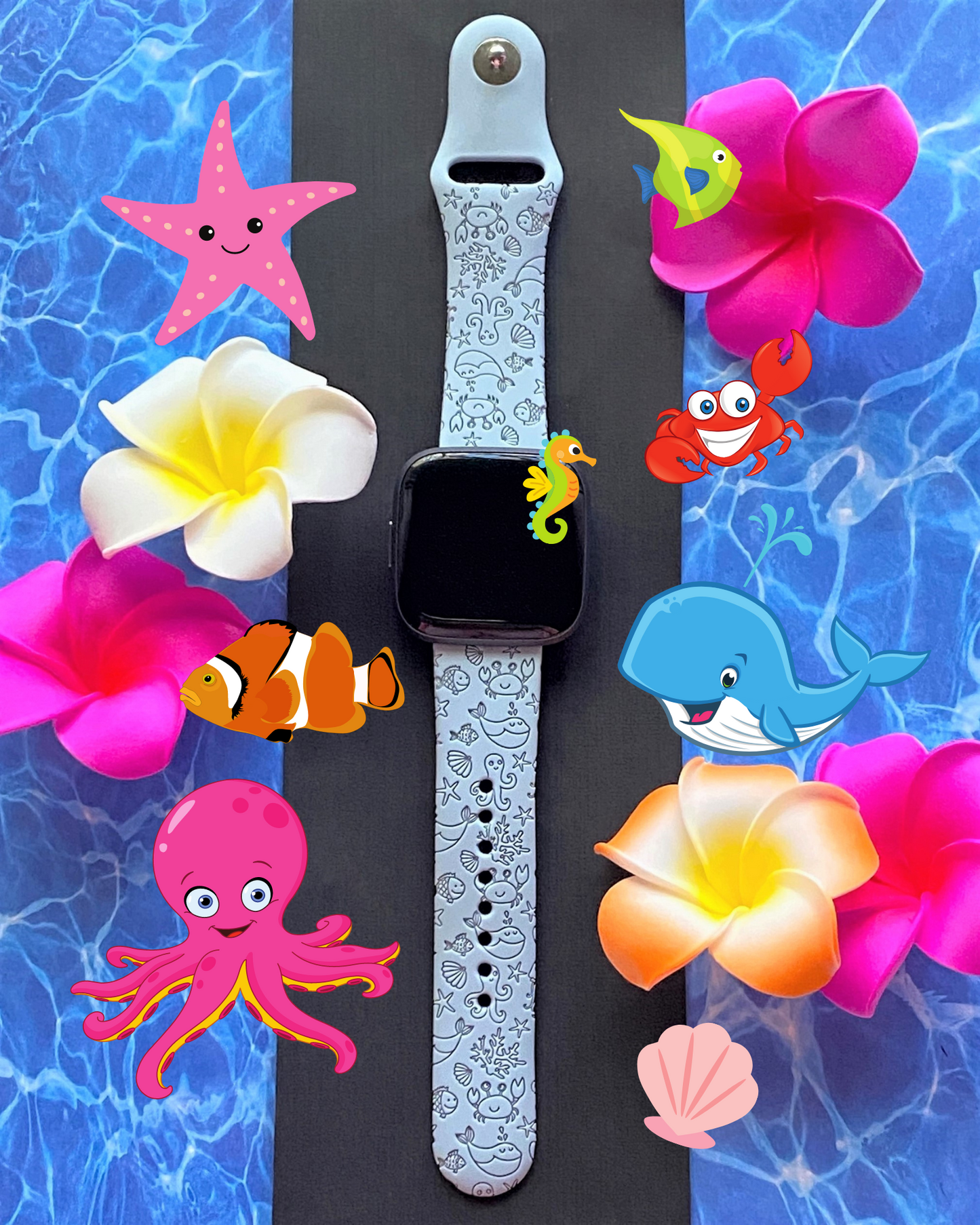 Ocean Life Fitbit Versa 1/2 Watch Band