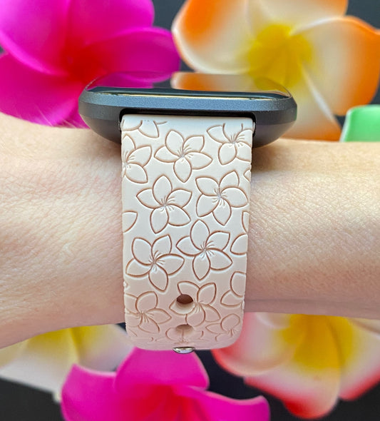 Plumeria Fitbit Versa 1/2 Watch Band