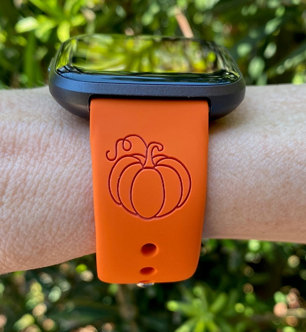 Pumpkin Spice Fitbit Versa 1/2 Watch Band