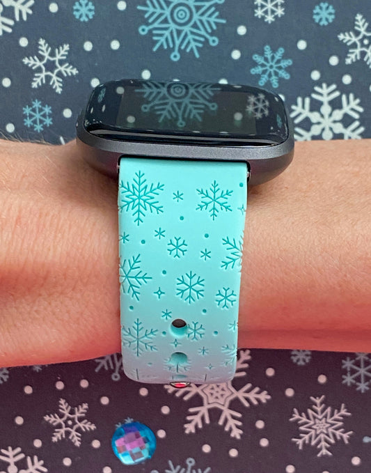 Snowflake Fitbit Versa 1/2 Watch Band