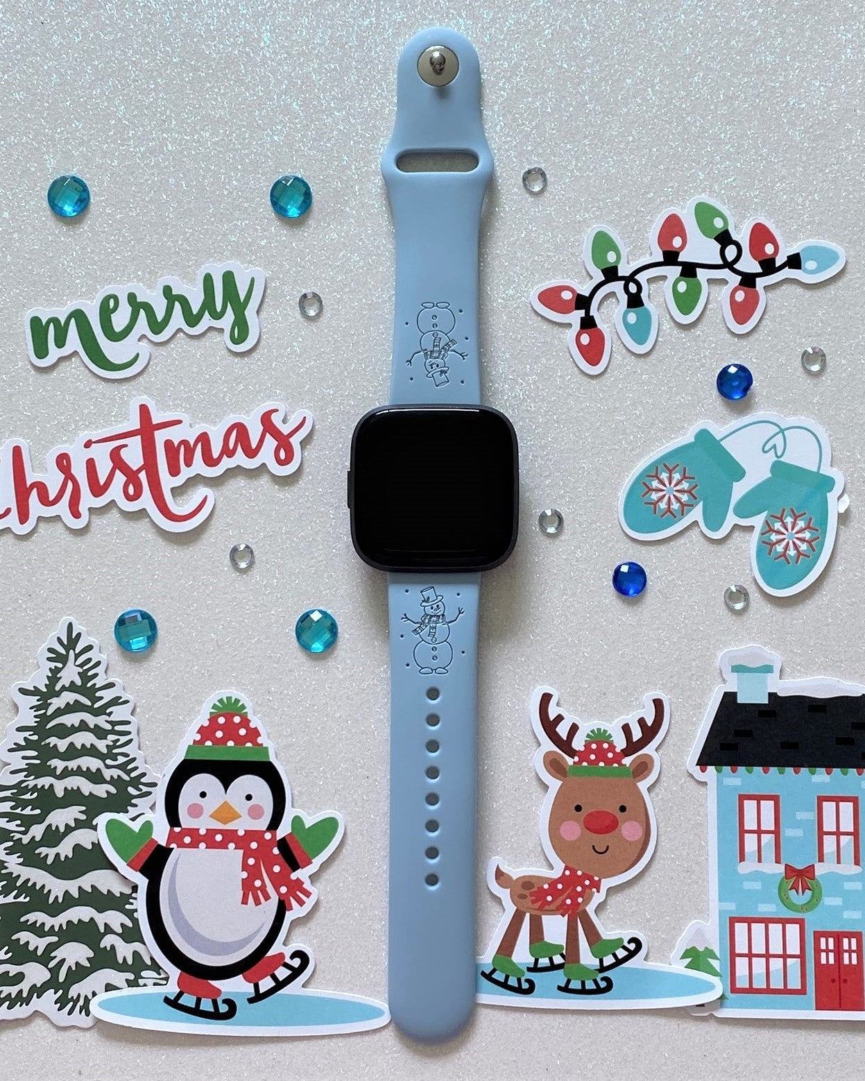 Snowman Fitbit Versa 1/2 Watch Band