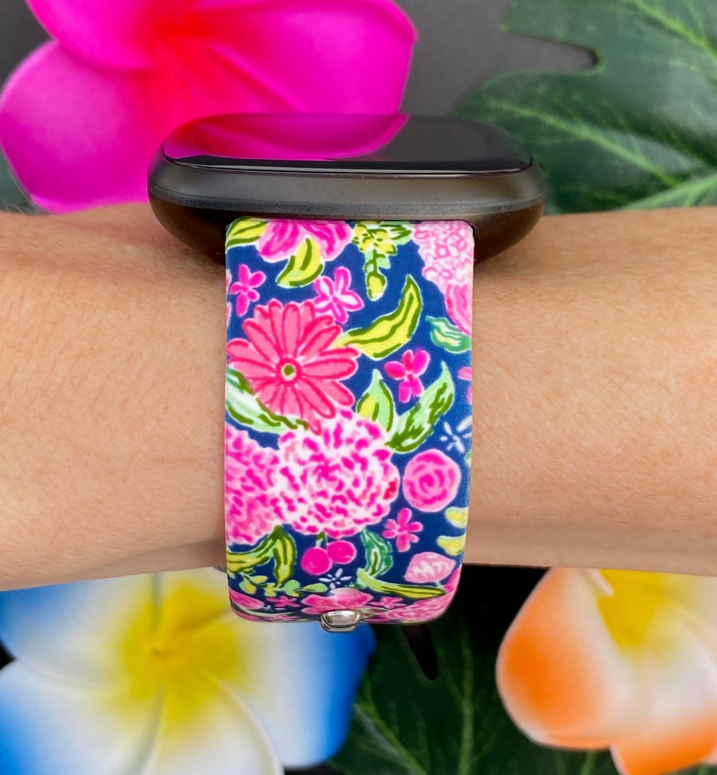 Flower Blooms Fitbit Versa 3/Versa 4/Sense/Sense 2 Watch Band