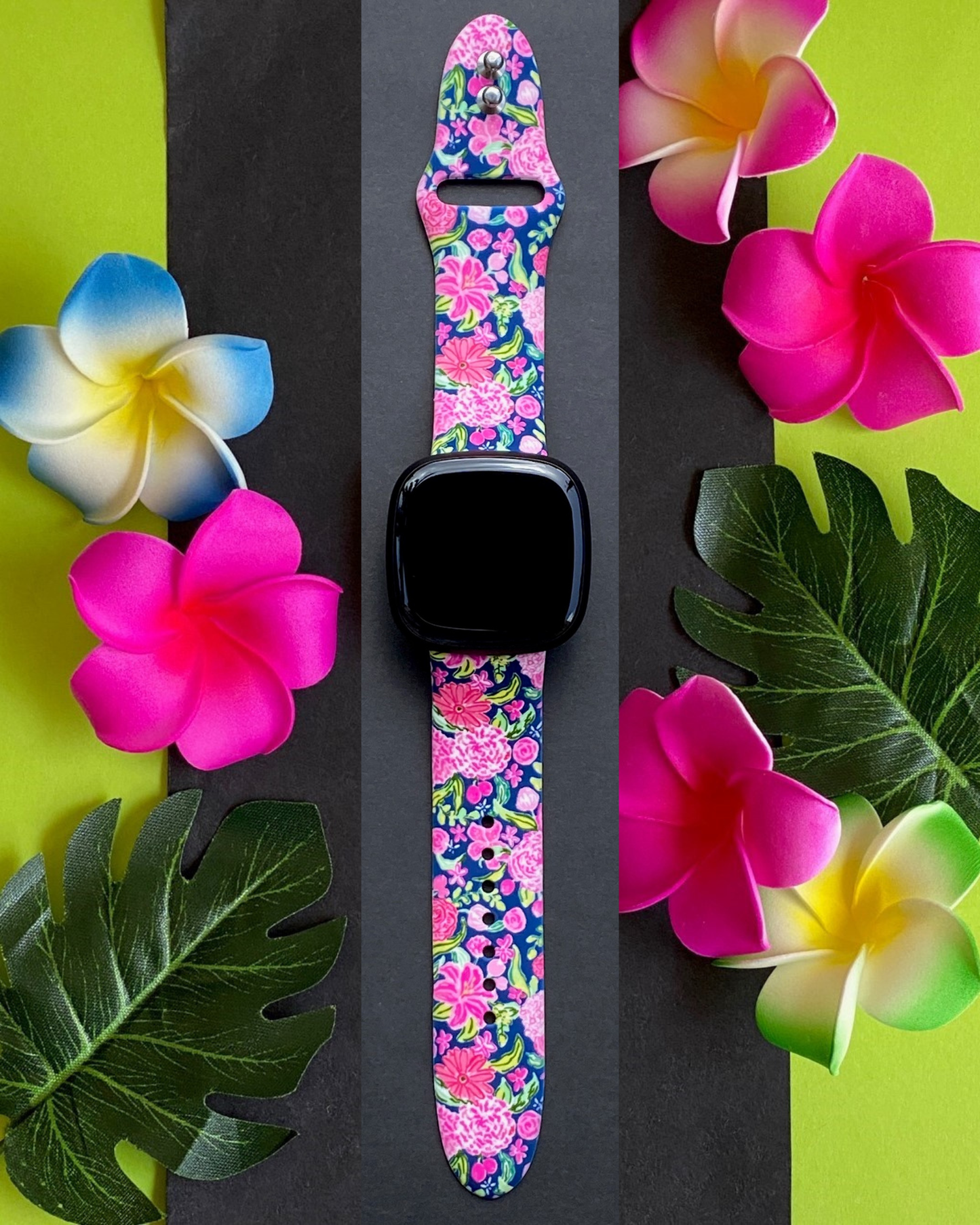 Flower Blooms Fitbit Versa 3/Versa 4/Sense/Sense 2 Watch Band