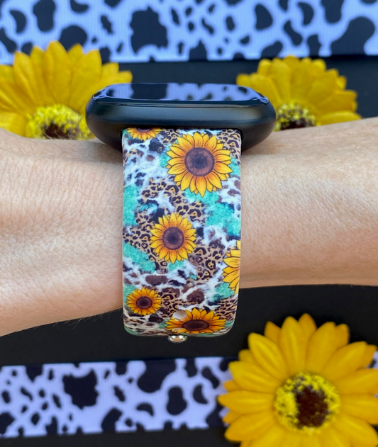 Western Sunflower Fitbit Versa 1/2 Watch Band