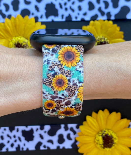 Western Sunflower Fitbit Versa 3/Versa 4/Sense/Sense 2 Watch Band