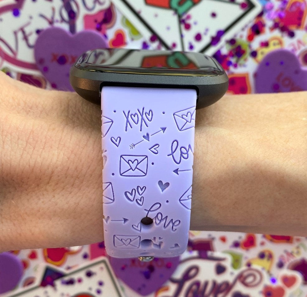 Xoxo Valentine's Fitbit Versa 1/2 Watch Band