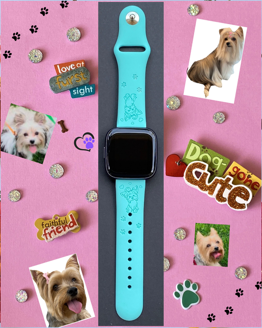 Yorkie Fitbit Versa 1/2 Watch Band