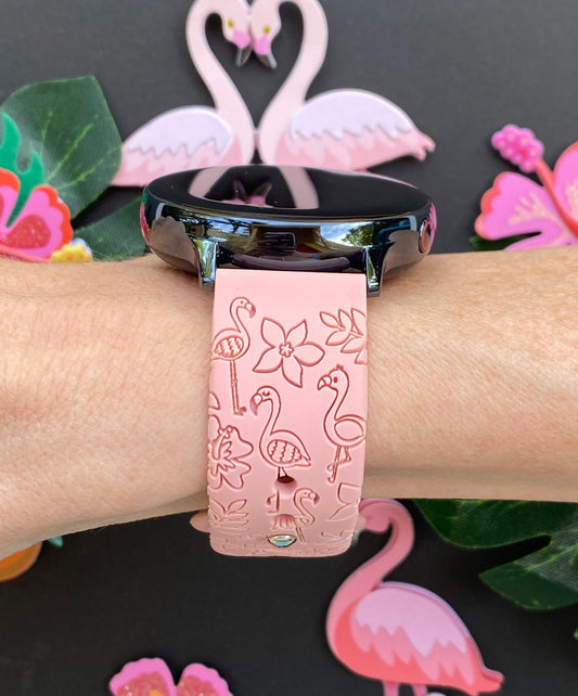 Tropical Flamingo Samsung Galaxy Watch Band