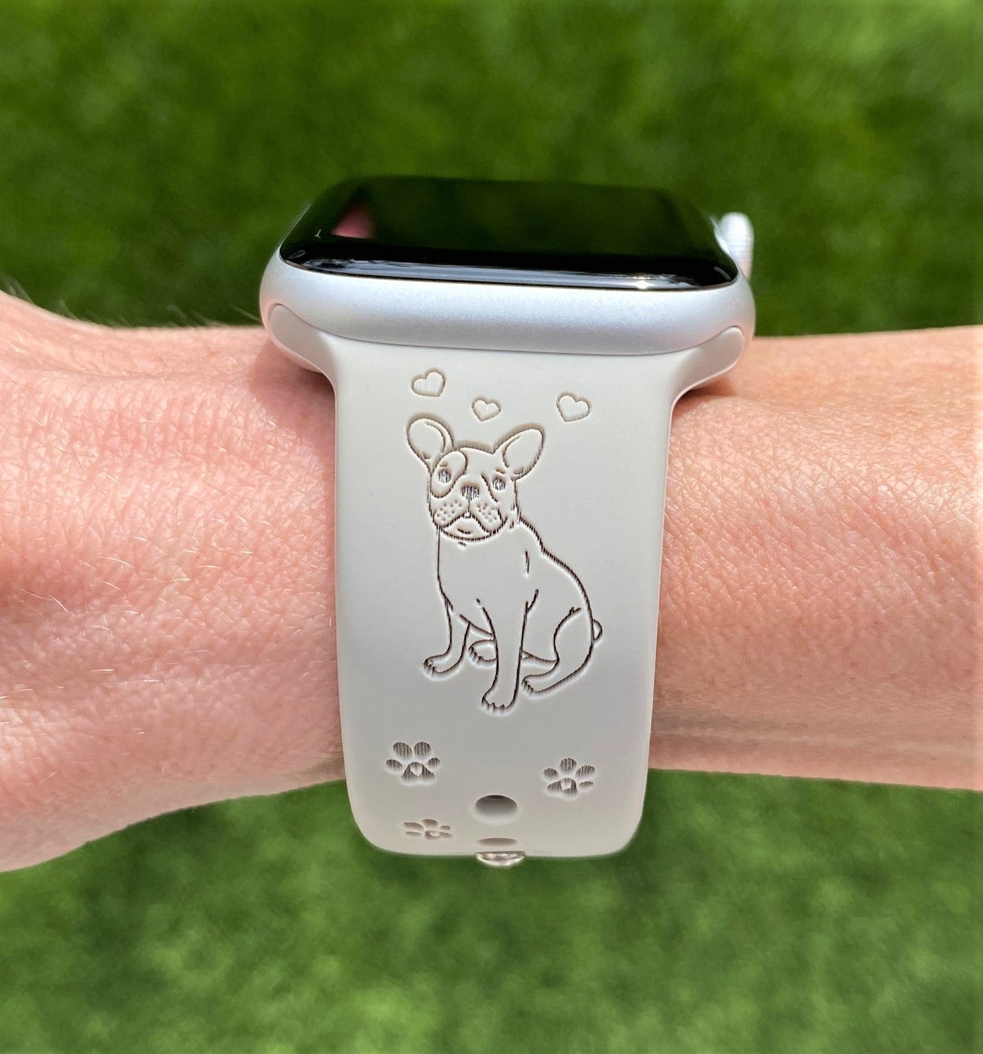 French bulldog on sale apple watch band