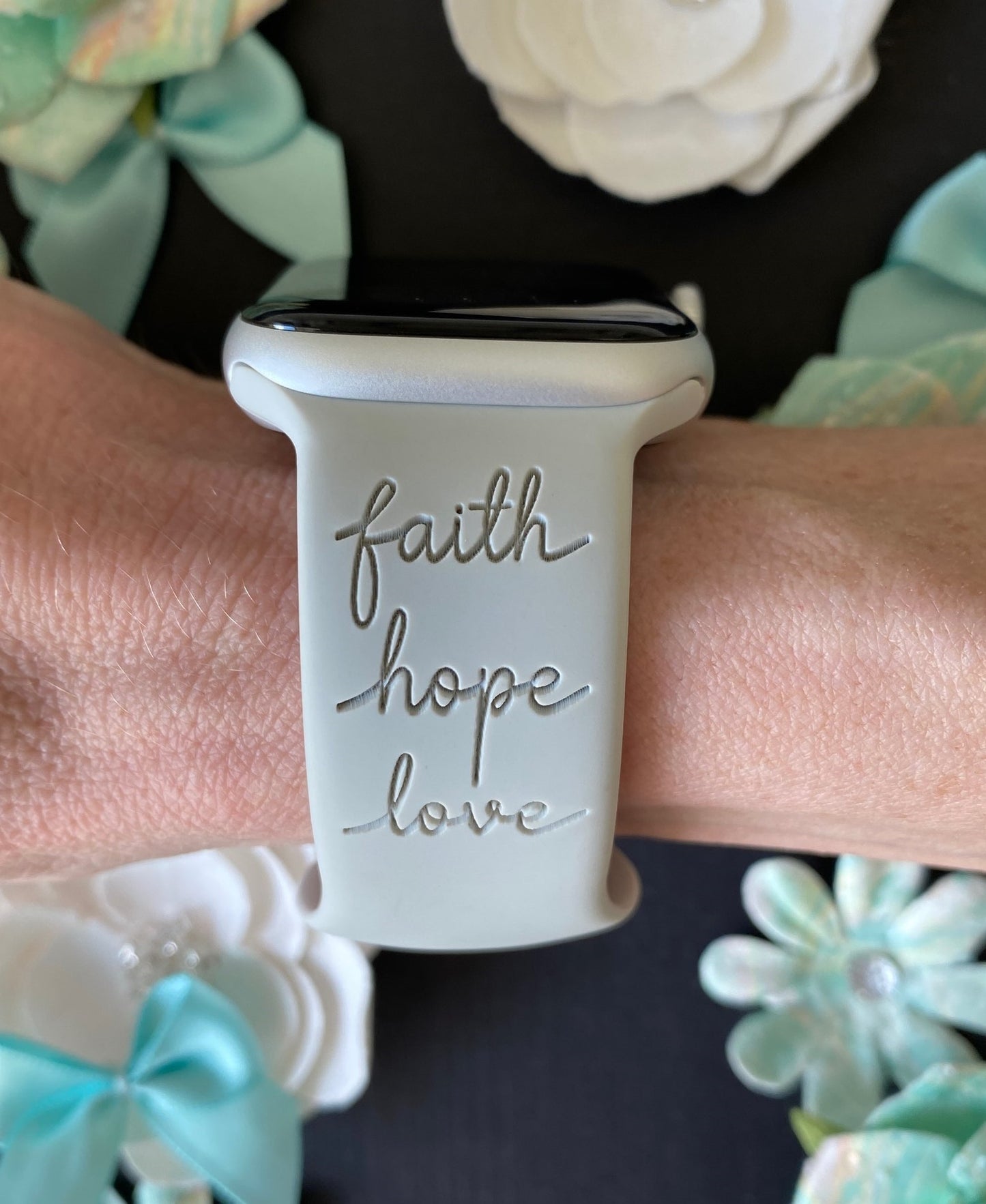 Faith Hope Love Cross Apple Watch Band