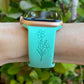 Hibiscus and Plumeria Flower Watch Band For Apple Watch