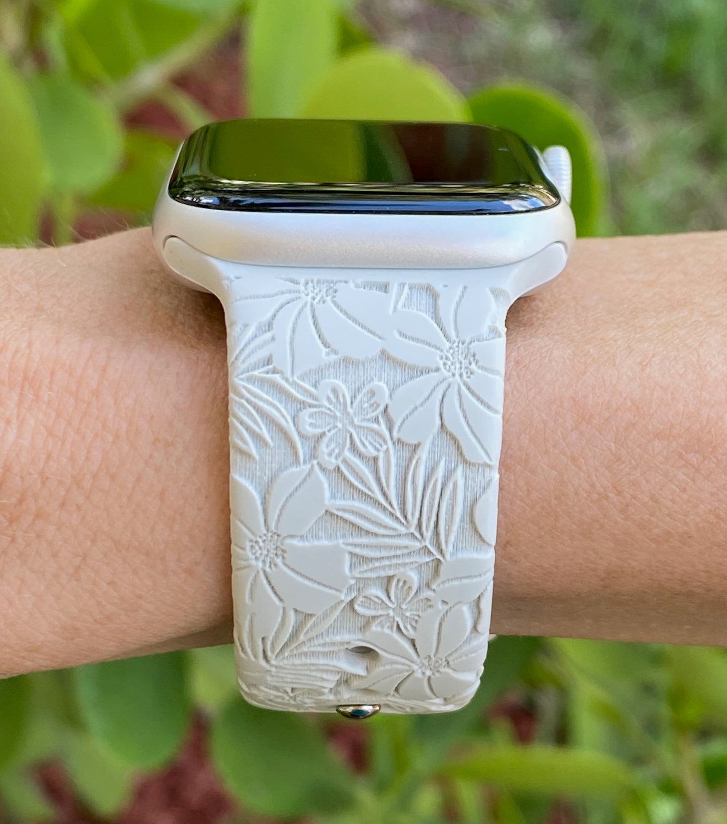 Hibiscus Apple Watch Band