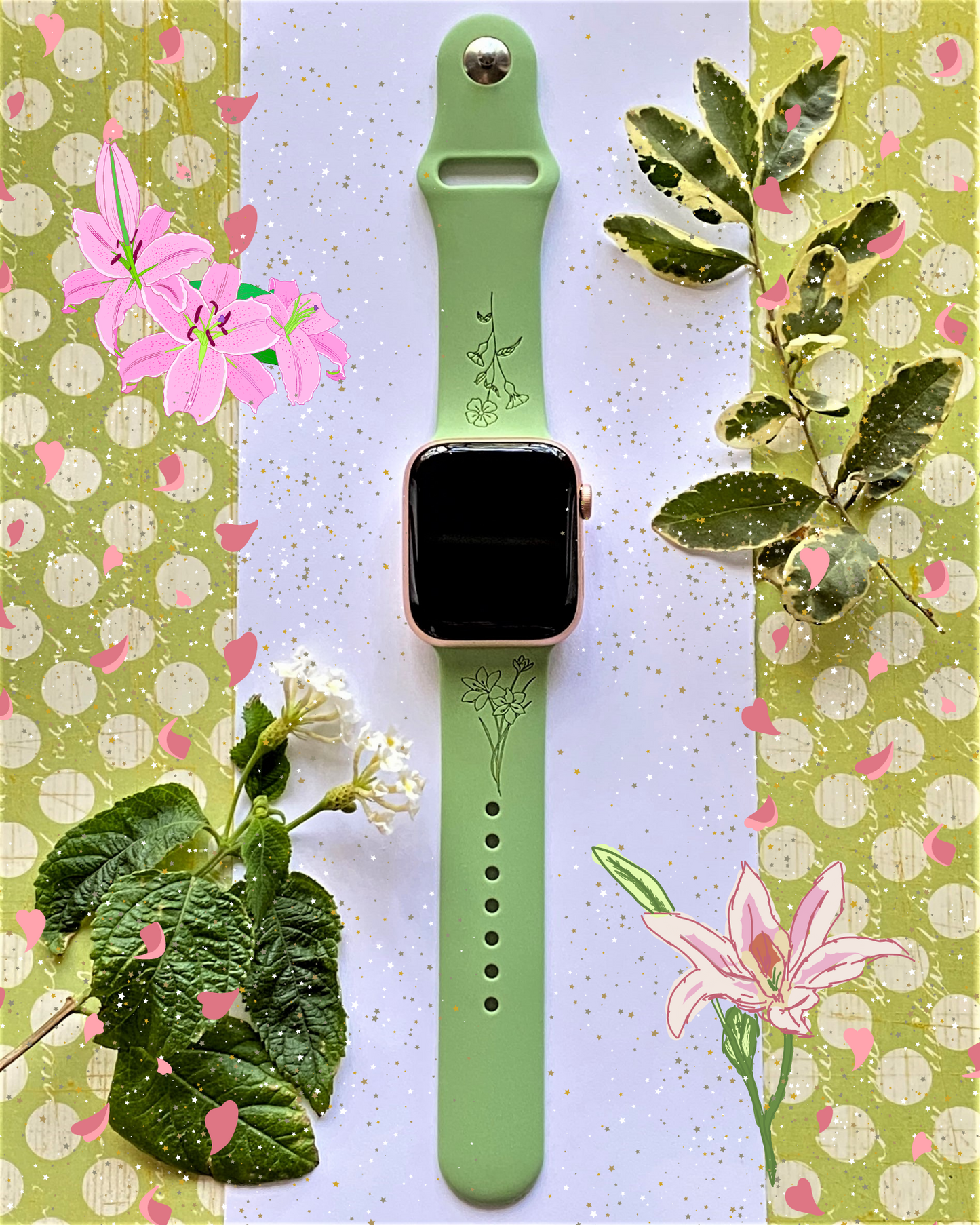 Mint green 2024 apple watch band