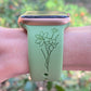 Lily and Wild Flower Watch Band For Apple Watch