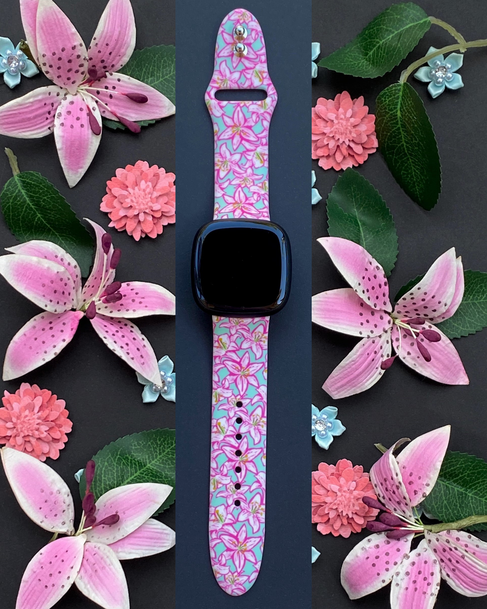 Floral Fitbit Versa 1 2 Watch Band
