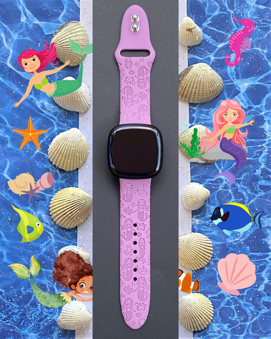 Mermaid Fitbit Versa 3/Versa 4/Sense/Sense 2 Watch Band