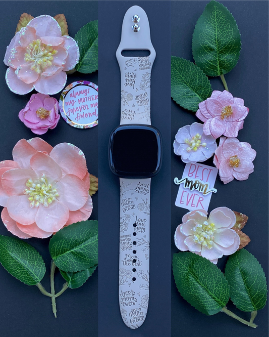 Mother's Day Fitbit Versa 3/Versa 4/Sense/Sense 2 Watch Band