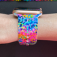 Neon Leopard Splatter Apple Watch Band