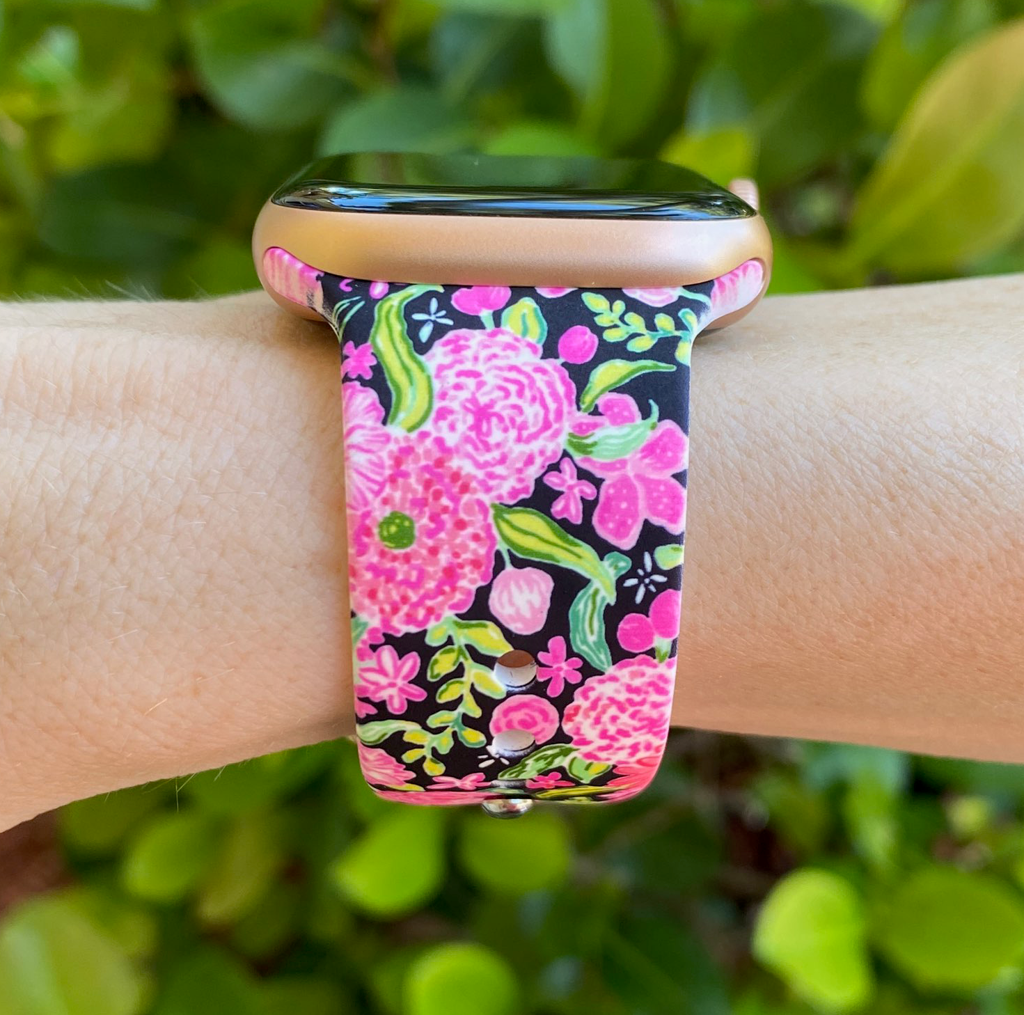 Summer Blooms Apple Watch Silicone Band – Lux Bands Shop