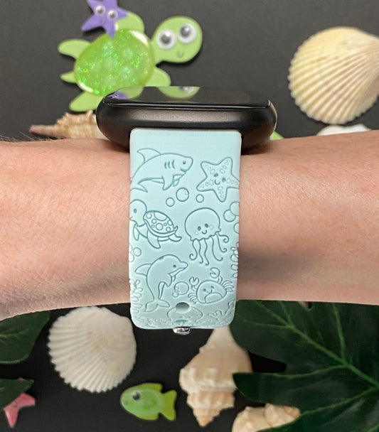 Ocean Friends Fitbit Versa 3/Versa 4/Sense/Sense 2 Watch Band