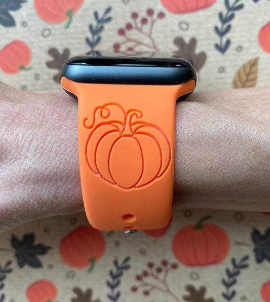 Pumpkin Fall Apple Watch Band