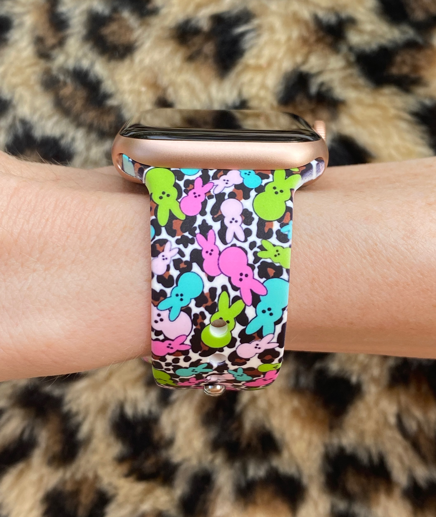 Leopard Easter Peeps Apple Watch Band