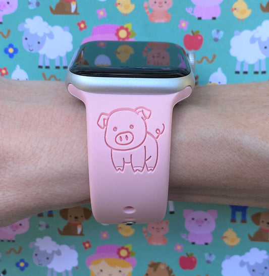 Cute Pig Apple Watch Band