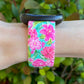 Pink Blooms Fitbit Versa 1/2 Watch Band