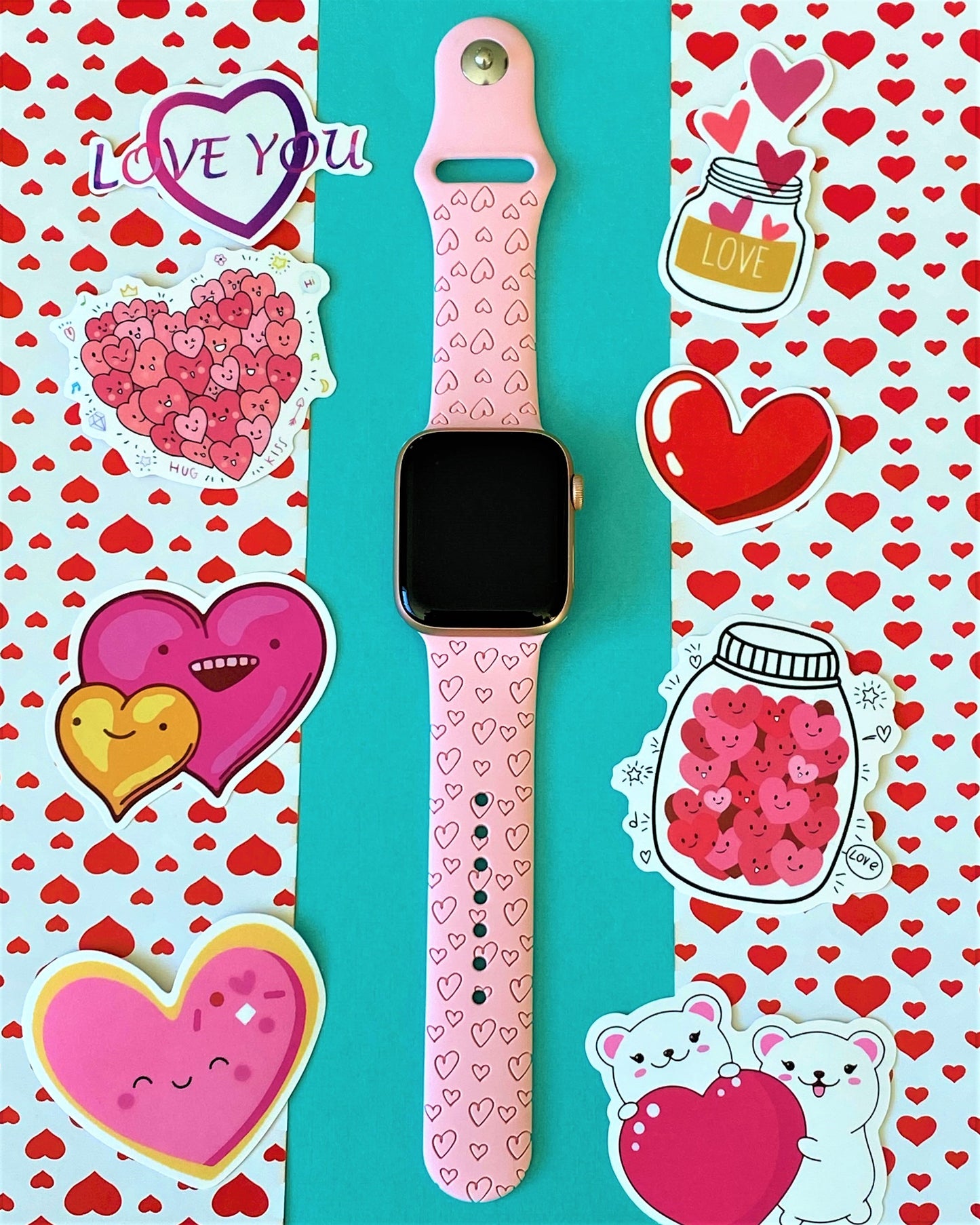 Hearts Apple Watch Band