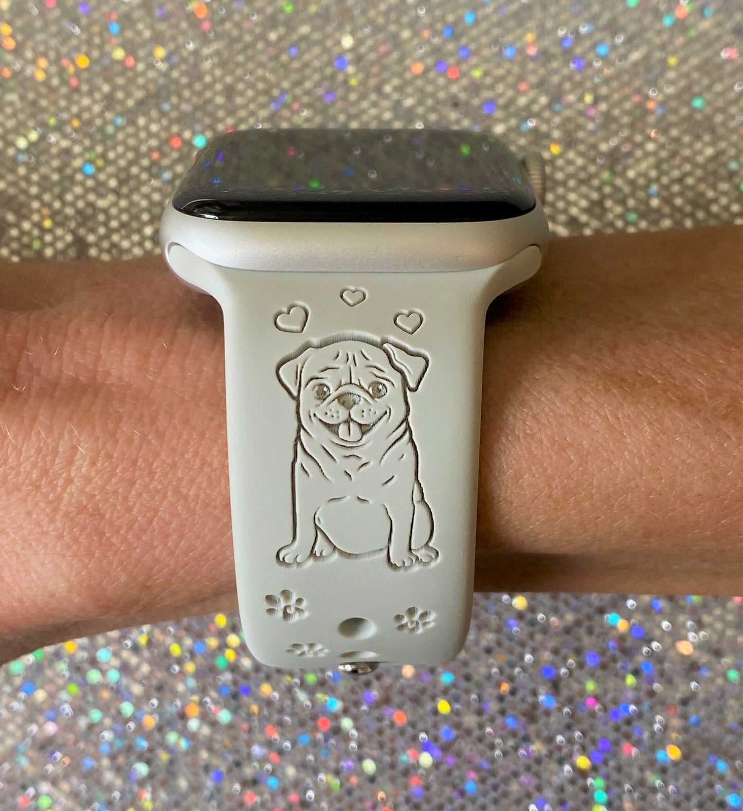 Pug Dog Apple Watch Band