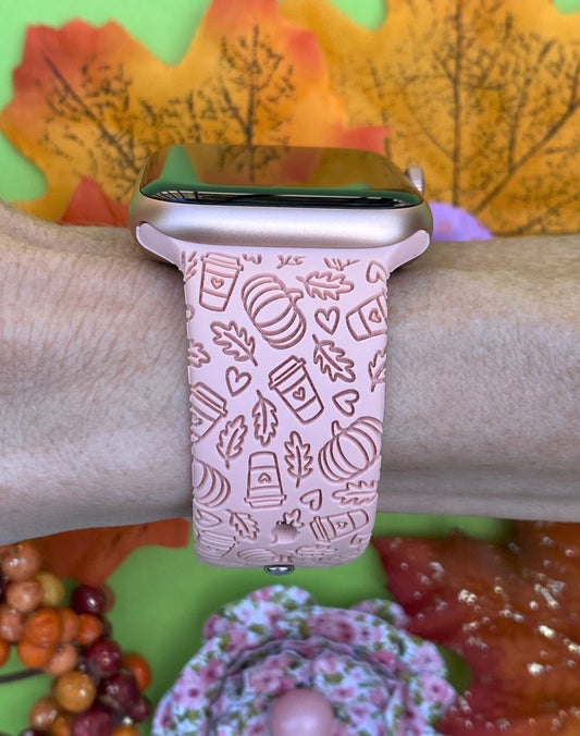 Pumpkin Spice Latte Apple Watch Band