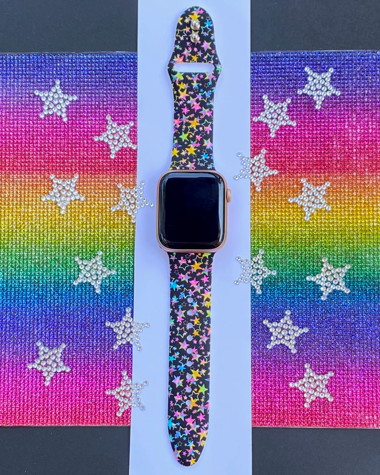 Holographic apple best sale watch band